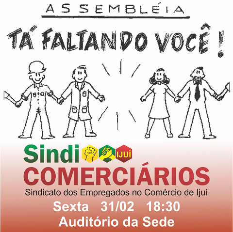 Convocação para assembleia nesta sexta-feira