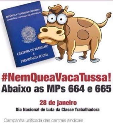 Centrais Sindicais promovem dia nacional de lutas nesta quarta, 28
